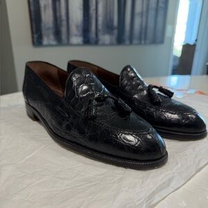 Elegant Black Tassel Loafers